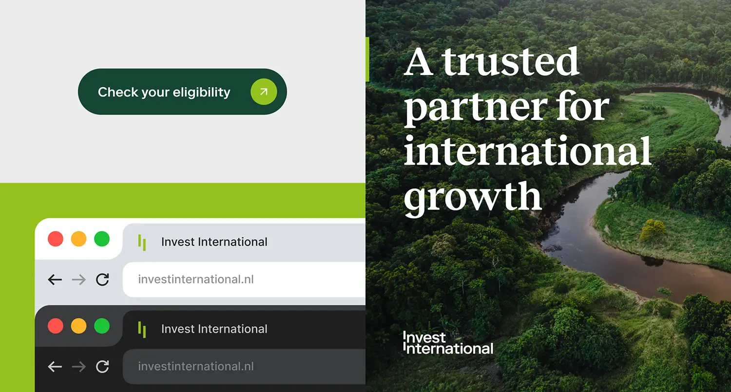 Invest International brand guidelines various components